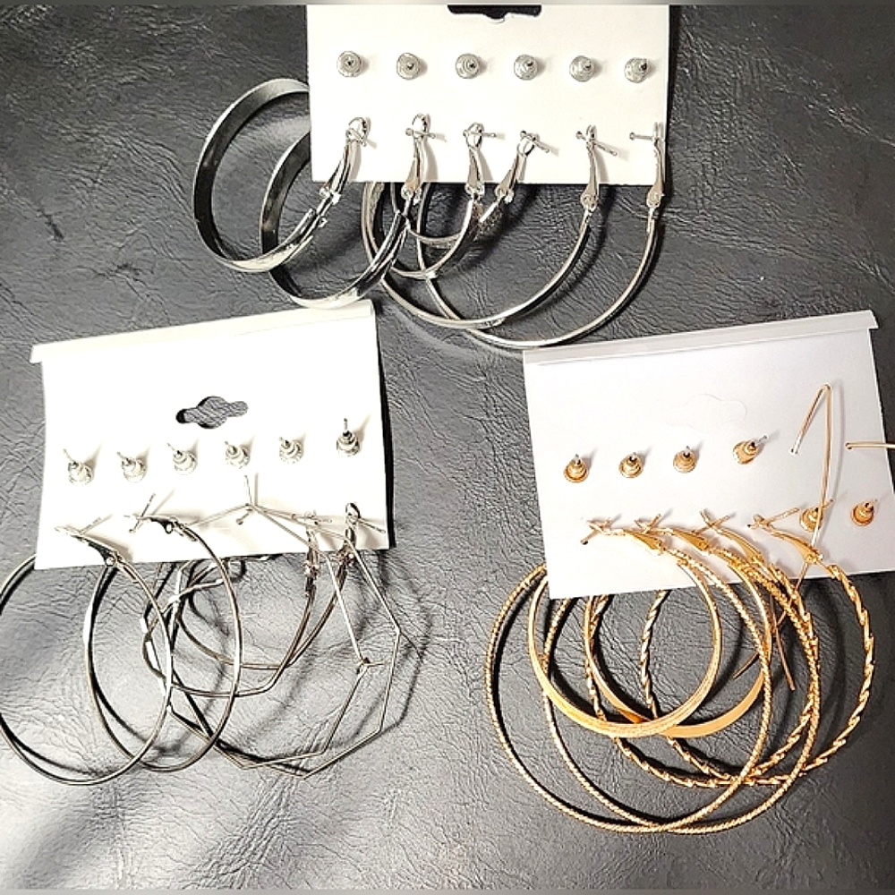 EARRINGS 18 PAIR